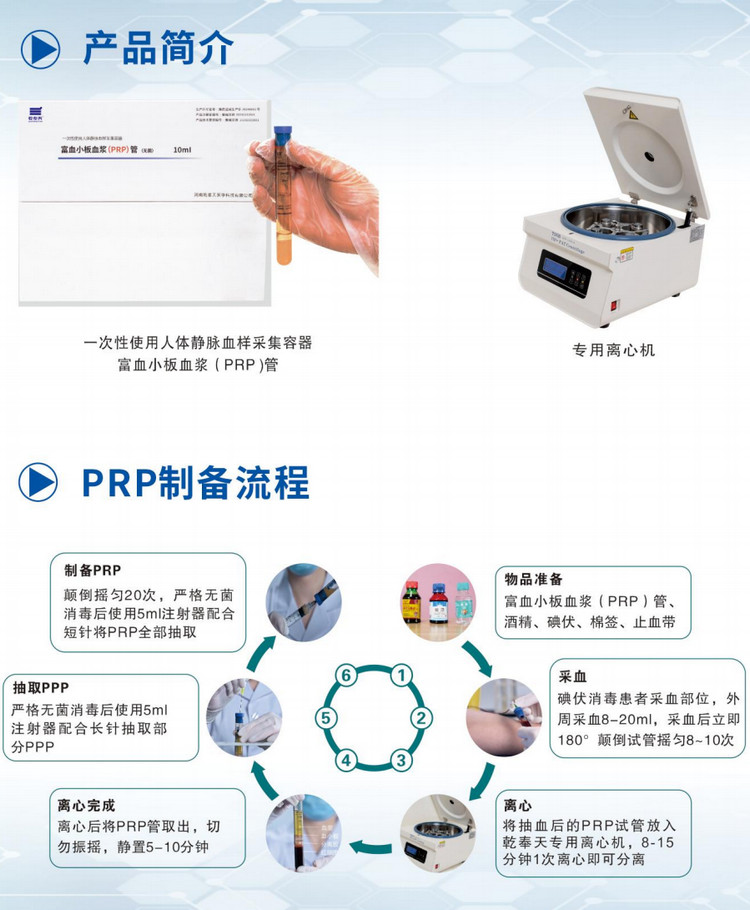 PRP制備用套裝（采集管+低速離心機(jī)）生產(chǎn)廠家全解析